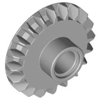Technic, Gear 20 Tooth Bevel with Pin Hole 87407