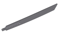 Propeller 1 Blade 16L with Axle (Sword Blade), 98135 Dark Bluish Gray U
