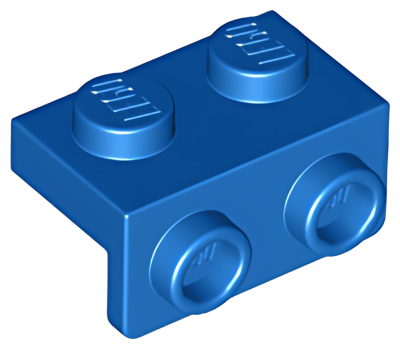 Деталь Lego Скоба Bracket 1 x 2 - 1 x 2 99781 Blue U
