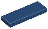 Tile 1 x 3, 63864 Dark Blue N