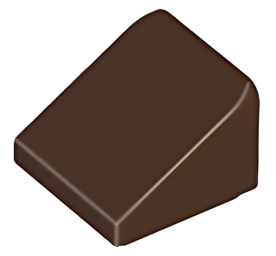 Деталь LEGO Slope 30 1 x 1 x 2/3 54200 Dark Brown U
