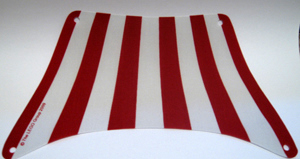 Cloth Sail 28 x 18 Top with Red Stripes Pattern, sailbb43