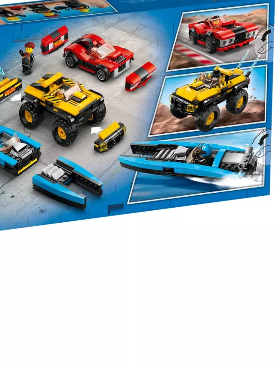 Конструктор LEGO City 60395 Гоночный комбо-набор в магазине Shop-device