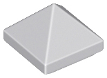 Slope 45 1 x 1 x 2/3 Quadruple Convex Pyramid, 22388 Light Bluish Gray N