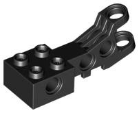 Technic Motorcycle Pivot, 2904 Black N
