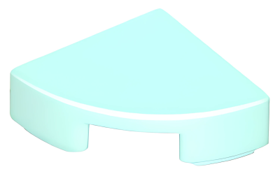 Деталь LEGO Lego Tile, Round 1 x 1 Quarter 25269 (6199886) Light Aqua U