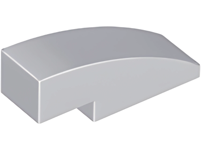 Деталь LEGO Lego Slope, Curved 3 x 1 50950 (1605, 63278) Light Bluish Gray U