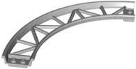 Train, Track Roller Coaster Curve, 90 degrees, 25061 Light Bluish Gray N