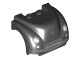 Vehicle, Mudguard 3 x 4 x 2 with Flat Top, Steep Front and Curved Fenders with Headlights, Grille, Curved Bumper and Smile with Teeth Pattern (Sheriff), 30839pb001  