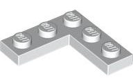 Plate 3 x 3 Corner, 77844 White N