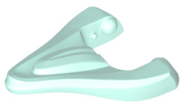 Creature Jaw Lower with Tongue, 39124 Light Aqua U