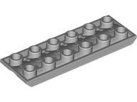 Technic, Gear Rack 2 x 6 Inverted (for Worm Screw 6L), 3776 Light Bluish Gray N