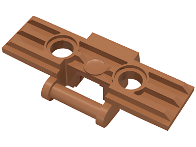 Деталь LEGO Technic, Link Tread Wide with 2 Pin Holes 57518 (88323, 42479) Medium Nougat N