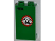 Panel 1 x 2 x 3 with Side Supports - Hollow Studs with Miners Logo (Helmet with Crossed Pickaxes ) and '92116' Pattern Left (Sticker) - Set 4203, 87544pb009L  