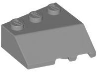 Wedge 3 x 3 Sloped Left, 42862 Dark Bluish Gray N