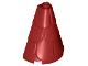Tower Roof 2 x 4 x 4 Half Cone Shaped with Roof Tiles, 35563  