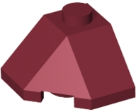 Wedge 2 x 2 (Slope 45 Corner), 13548 Dark Red U