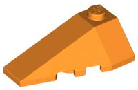 Wedge 4 x 2 Triple Left, 43710 Orange U