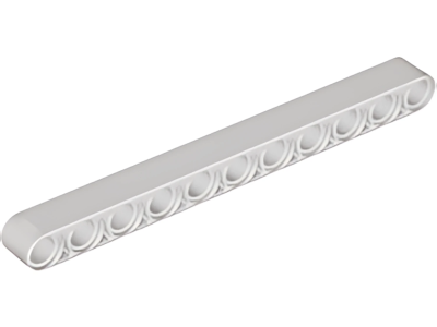 Деталь LEGO Technic, Liftarm Thick 1 x 11 Very Light Bluish Gray U 32525