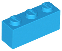 Brick 1 x 3, 3622 Dark Azure U