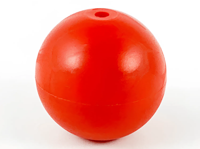 Деталь LEGO Шар LEGO Ball, Bionicle Zamor Sphere 54821 Red N