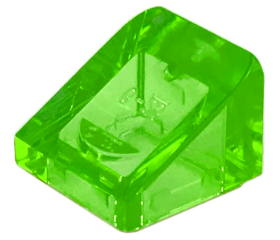 Slope 30 1 x 1 x 2/3, 54200 Trans-Bright Green U