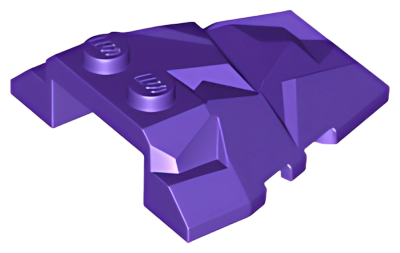 Деталь LEGO Wedge 4 x 4 Fractured Polygon Top 64867 (28625, 29383) Dark Purple U