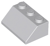 Slope 45 2 x 3, 3038 Light Bluish Gray N