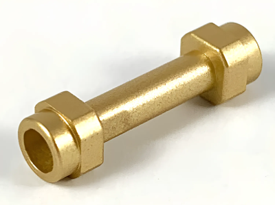 Деталь LEGO Рукоять Lego 66909 Weapon Hilt Smooth Extended U Metallic Gold