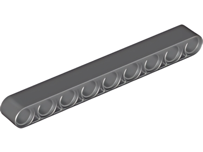 Деталь LEGO Technic, Liftarm Thick 1 x 9 40490 Dark Bluish Gray U