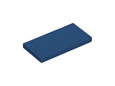 Деталь LEGO Tile 2 x 4 87079 (38879, 71150) Dark Blue U
