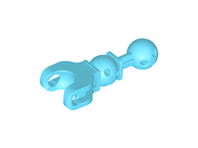 Деталь LEGO Hero Factory Arm / Leg with Ball Joint on Axle and Ball Socket 90609 Medium Azure U