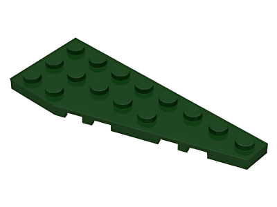 Деталь LEGO  Lego Wedge, Plate 8 x 3 Pentagonal Right 50304 Dark Green U