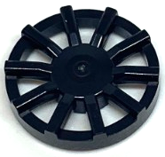Wheel Cover 10 Spoke - for Wheel 18976, 18978b Black U