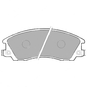 Колодки тормозные дисковые, комплект Delphi LP1853
