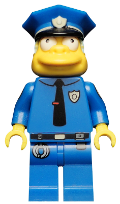 Минифигурка Lego Chief Wiggum, The Simpsons, Series 1 sim021