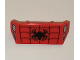 Vehicle, Spoiler with Bar Handle with Black Spider and Web and Silver Triangle and Rectangle Grille on Sides Pattern, 98834pb41  