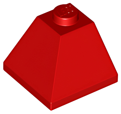 Деталь LEGO Lego Slope 45 2 x 2 Double Convex Corner 3045 Red U