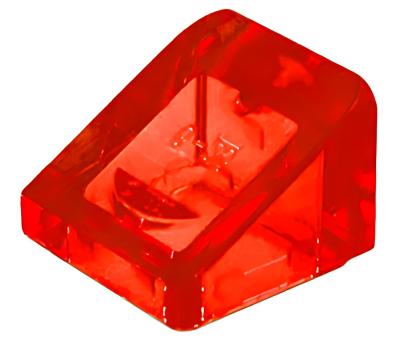 Деталь LEGO Slope 30 1 x 1 x 2/3 54200 Trans-Red U