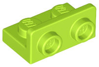 Деталь Lego Скоба Bracket 1 x 2 - 1 x 2 Inverted 99780 Lime U