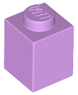 Brick 1 x 1, 3005 Medium Lavender N