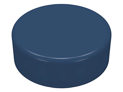 Деталь LEGO Tile, Round 1 x 1 98138 (35380, 35381, 39797) Dark Blue U
