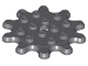 Plate, Round 4 x 4 Gear 10 Tooth, 35443  