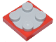 Turntable 2 x 2 Plate with Light Bluish Gray Top (3680 / 3679), 3680c02  