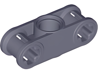 Деталь LEGO Technic, Axle and Pin Connector Perpendicular 3L with Center Pin Hole 32184 Dark Bluish Gray N