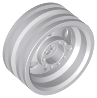 Wheel 30mm D. x 14mm, 56904 Light Bluish Gray U