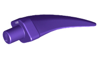 Barb / Claw / Horn / Tooth - Medium, 87747 Dark Purple U