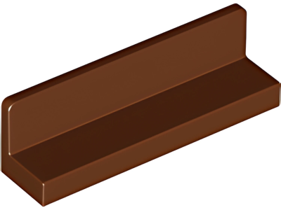 Деталь LEGO  Lego Panel 1 x 4 x 1 30413 (15207, 35255, 43337) Reddish Brown U