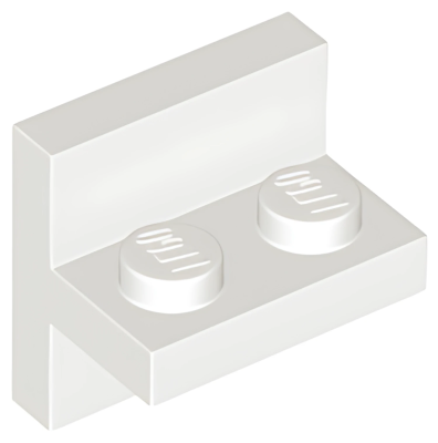 Деталь Lego Скоба Bracket 2 x 2 - 1 x 2 Centered 41682 White N