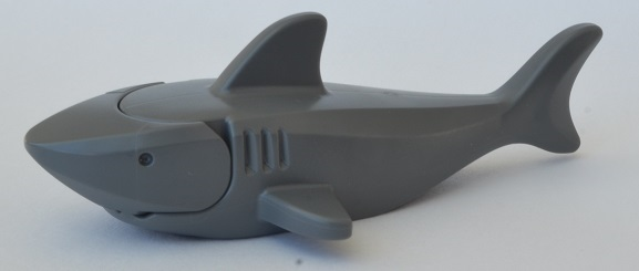 Акула Lego Shark with Rounded Nose and Debossed Gills and Eyes 14518c01